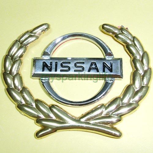 Nissan car motor metal side pillar sticker emblems badges