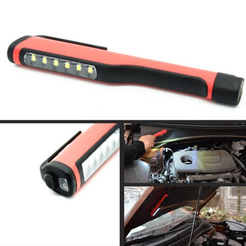 Portable car led pen light inspection lamp torch magnetic emergency flashlight