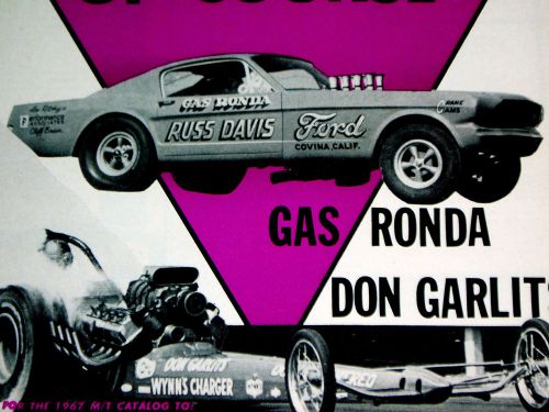1966-1970 drag racing/mustang funny car/don garlits/gas ronda/landy-1969 charger