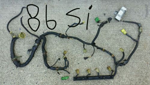 86 honda civic si engine wire harness 5-speed m/t uncut w/resisto 84 85 87 mpfi