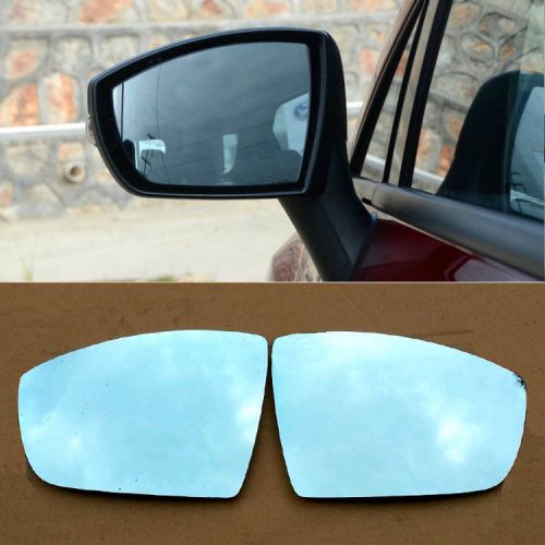2pcs power heated w/turn signal side view mirror blue glasses for ford escape