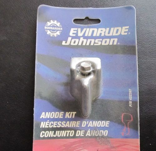 Oem evinrude johnson omc brp anode kit 432397 outboard engine boat parts sale