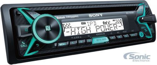 Sony mex-m100bt single din amplified marine/powersports bluetooth stereo
