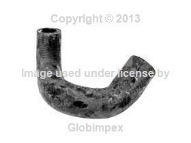 Bmw e30 (84-93) heater hose inlet hose used w/ additional thermostat (s shape)
