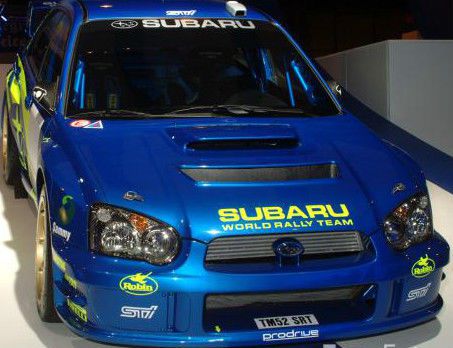 Subaru world rally team decal