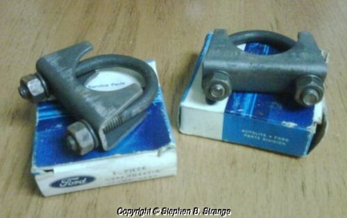 Nos ford boss 429 heat tube clamps! genuine kkx assembly line clamps! mint!