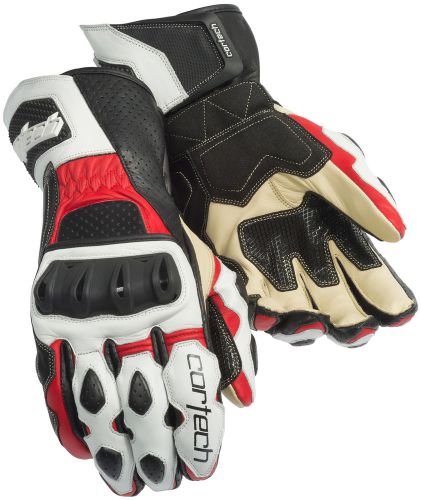 Cortech latigo 2.0 rr red white gloves 2x-large