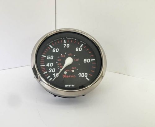 Faria professional red speedo 100 mph se9778a