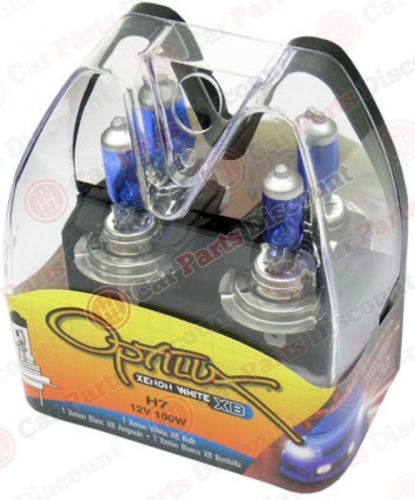 New optilux bulb set - h7 halogen xenon white xb (12v - 100w), h71070307