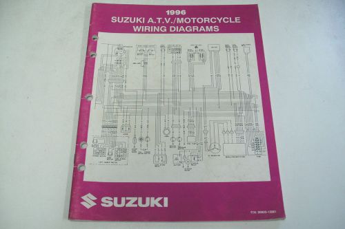 Suzuki atv dealer technical shop manual wiring diagrams atv&#039;s/motorcycles