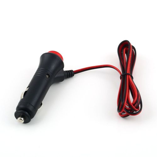 12v 24v male car cigarette lighter socket plug connector on off switch 1.5m  fo