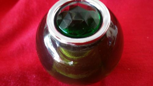 Groovy green lucite ☆ 50&#039;s ☆ shift knob ☆  gem top ☆ free shipping