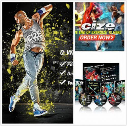 Clze dance workout + weight loss+ hold your own(6 dvds) +guides+free shipping