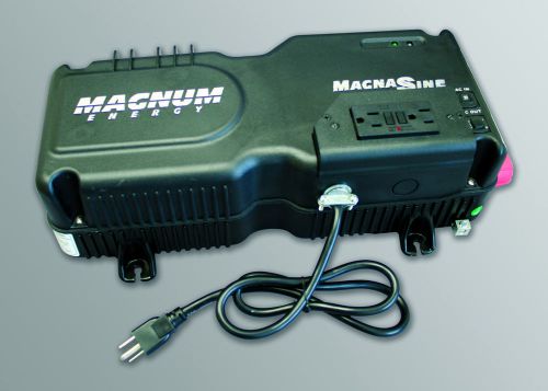 Magnum energy mms1012g 1000 watt, 12v inverter / charger w/ gfci &amp; 3 ft ac cord