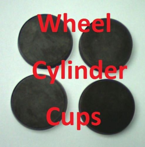Lot of 4 wheel cylinder cups 2&#034; good for any type of brake fluid!!