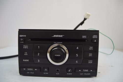 07 08 nissan maxima radio 6cd bose player 28185 ze50  tested r34#016