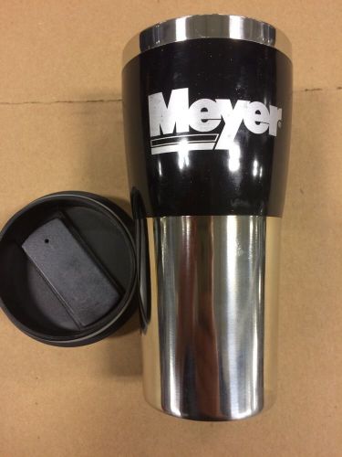 Meyer plows coffee/beverage insulated stainless drinking cup