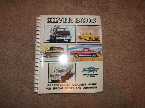 1982 chevrolet trucks dealer silver book