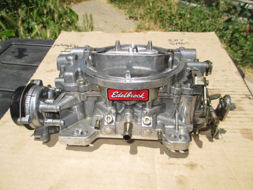 Edelbrock performer carburetor 1406 carb 600 cfm + electric choke looks good!