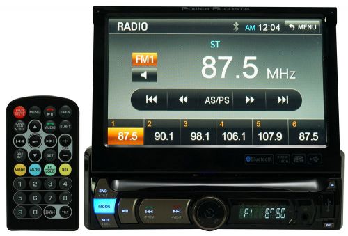 Power acoustik pdr-780b 7&#034; in-dash car monitor stereo receiver w/bluetooth/usb
