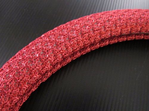 38cm summer style lace ice silk red vehicle car steering wheel cover
