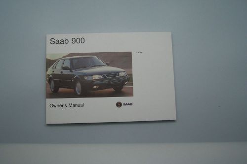 1994 saab 900 owners manual  new original