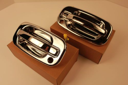 Chrome outer outside exterior door handles gmc  classic 1999 2000 2001 2002 2003