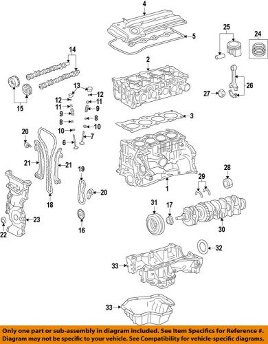 Nissan oem 11-14 juke-engine valve cover 132641kc1a