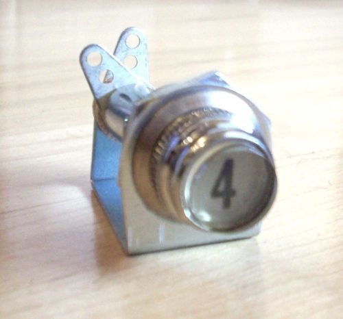 Sw #4 imprinted lens dash gauge panel light hot rod 5/8 dialco cool!