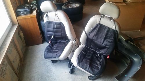 02-07 jeep liberty leather front seats w/ heating pads