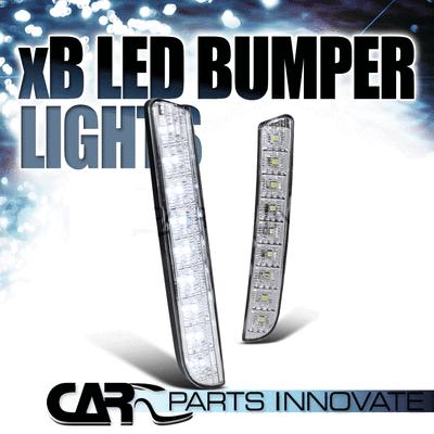2008-2010 scion xb clear smd led drl bumper daytime running lights