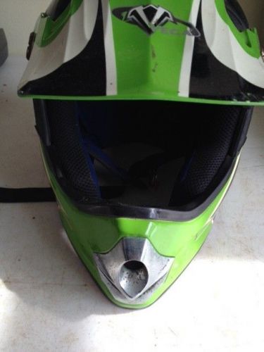 Vega mojave atv, snowmobile, motorcycle, motocross helmet sz m green/black/white