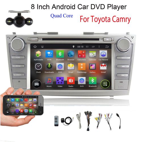 Gps nav hd 8&#034; android 3g/wifi car stereo dvd player mirror link for toyota camry