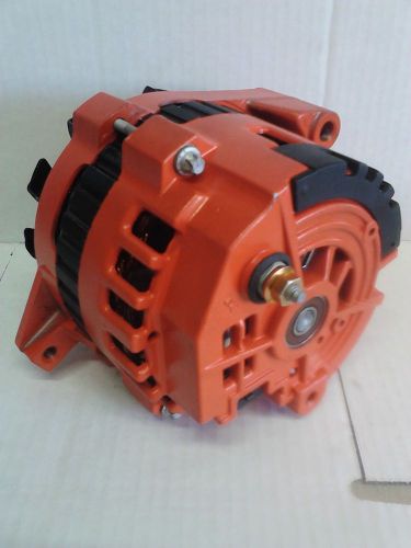 Delco 1-wire high output alternator fits gm 220 amp 65-85 (chevy orange)