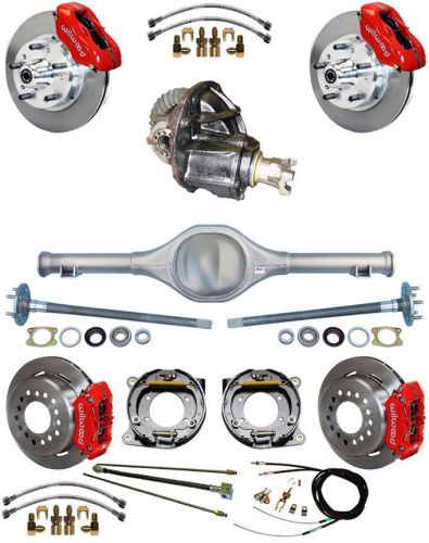 New suspension &amp; wilwood brake set,currie rear end,posi-trac gear,booster,717312
