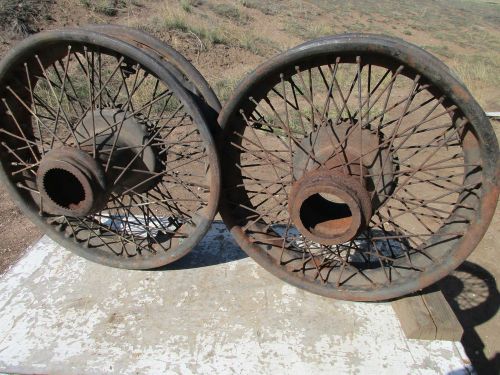 Pair 21&#034; rudge whitworth wire wheels,early rolls or other exotic or classic car