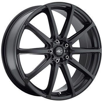 215b-7751842 17x7.5 5x100 5x4.5 (5x114.3) wheels rims black +42 offset alloy