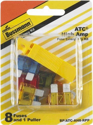 Bussmann (bp/atc-ah8-rpp) high ampere atc emergency fuse kit - 8 piece