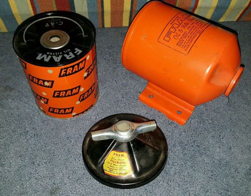 Vintage genuine fram oil filter motor cleaner assembly model f4-188p never used
