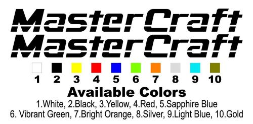 Mastercraft boat decals 4&#034;x40&#034;