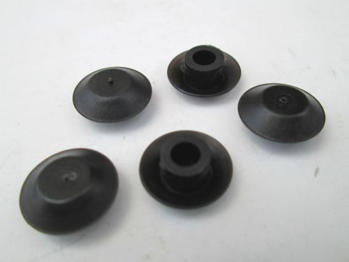 1/4&#034; hole plugs plug buttons black plastic (25) firewall holes flush type