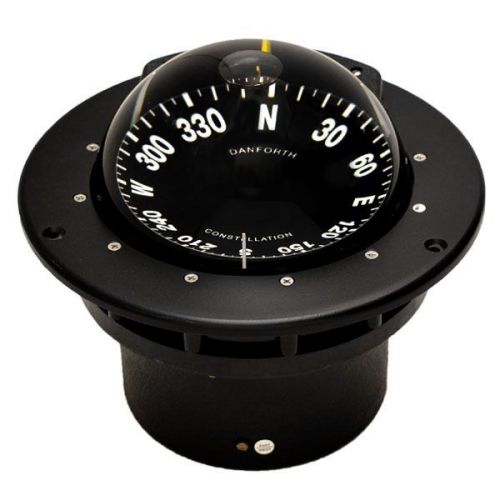 Danforth c561ha-24 black constellation 5&#034; marine boat flush mount analog compass