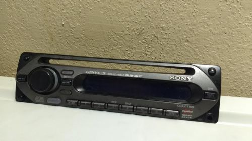 Sony cdx-gt100 xplod stereo faceplate only - used