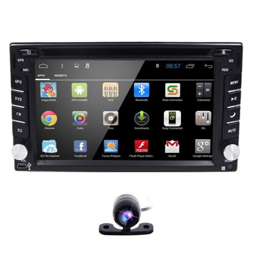 Double 2 din android 4.4 stereo 3g-wifi car gps navi dvd player radio 16g+camera