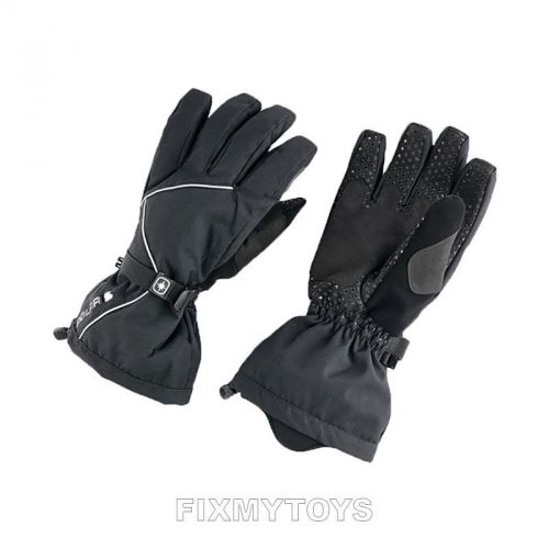 Oem polaris snowmobile waterproof winter black explorer ii gloves size s-3xl