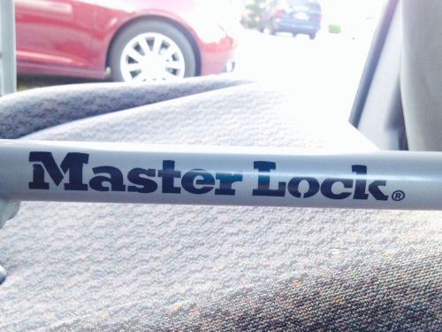 Steering wheel lock (master lock)