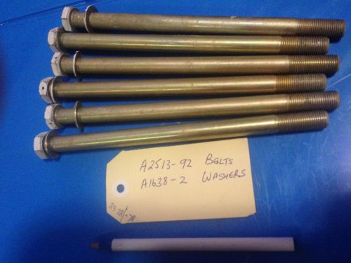 A-2513-92 a2513-92 propeller bolts for cessna 172s -1 set (6 bolts) used   (b22)