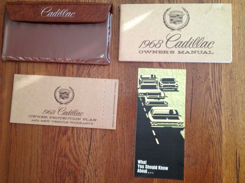 1968 cadillac el dorado factory original gm owners manual set complete
