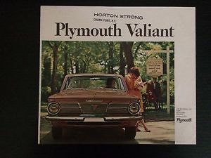1965 plymouth valiant dealer sales brochure commando 273