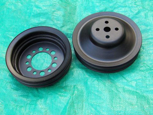 Buick 1962 1963 1964 1965 1966 401 nailhead non-a/c 2-groove engine pulleys